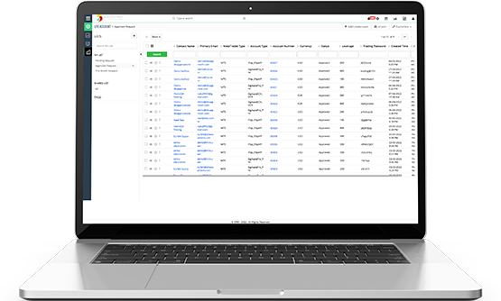 Live Account Registrations